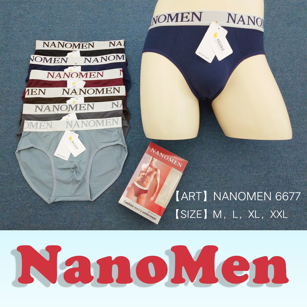 NANOMEN | Celana Dalam Pria / Celana Dalam Segi3 Pria / art NM 6677