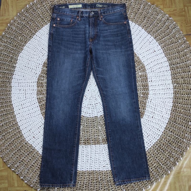 celana gap jeans pria