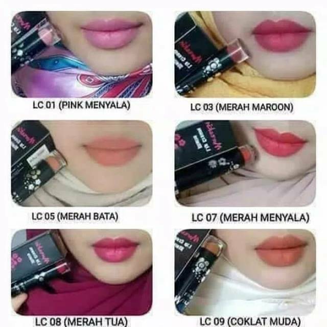LIPSTIK MORESKIN  LC01,LC03,LC05,LC07,LC08,LC09