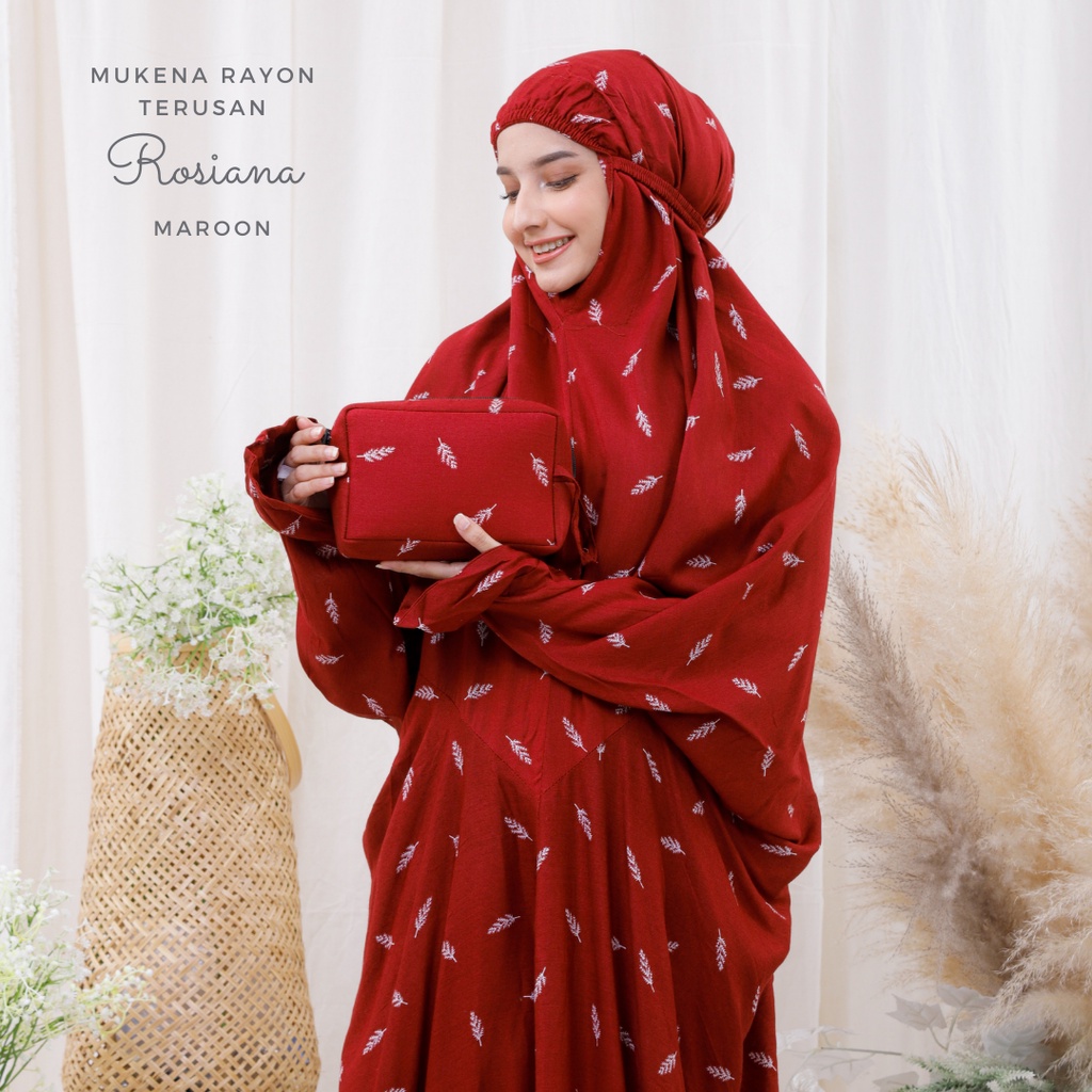 Mukena Terusan Travelling Rosiana