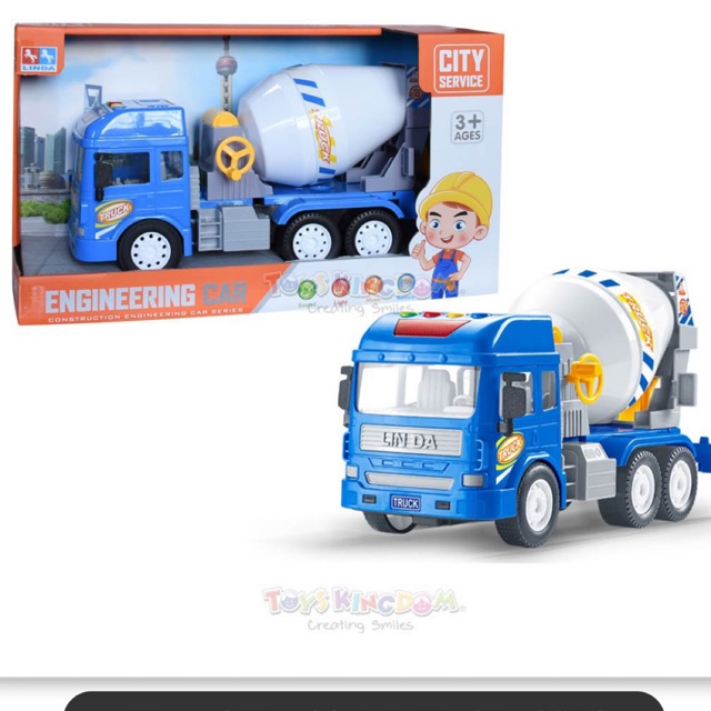 Toys kingdom Top Gear light & Sound Truck Asst molen , fire truck , excavator