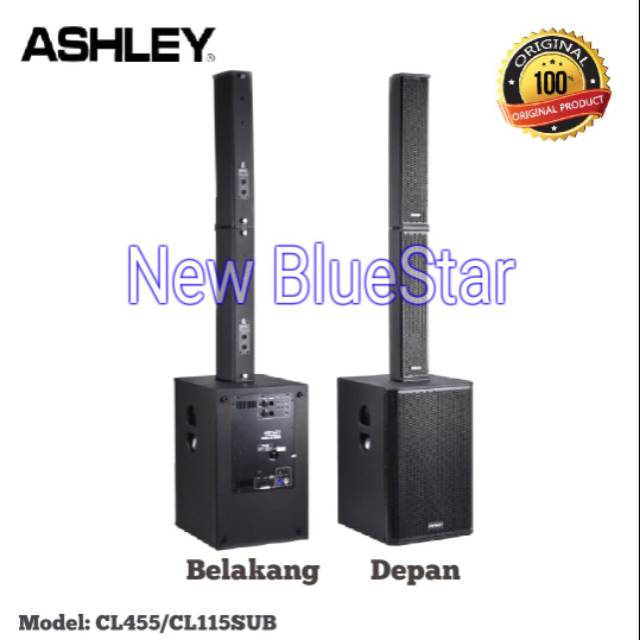 Jual Speaker Satelit Ashley Cl Subwoofer Cl Sub Aktif Original