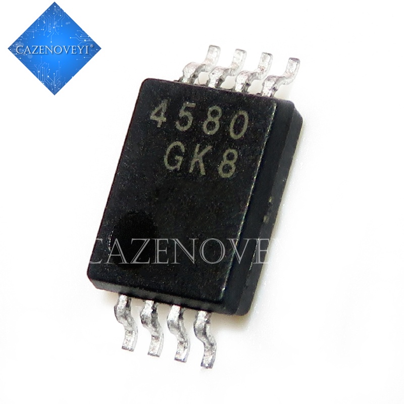 5pcs Ic NJM4580V-TE2 NJM4580V NJM4580 4580 MSOP-8