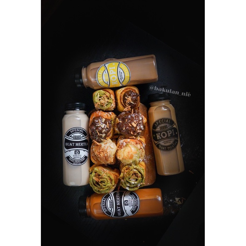 

PAKET CINNAMON ROLLS PREMIUM + Kopi susu cream 250ml