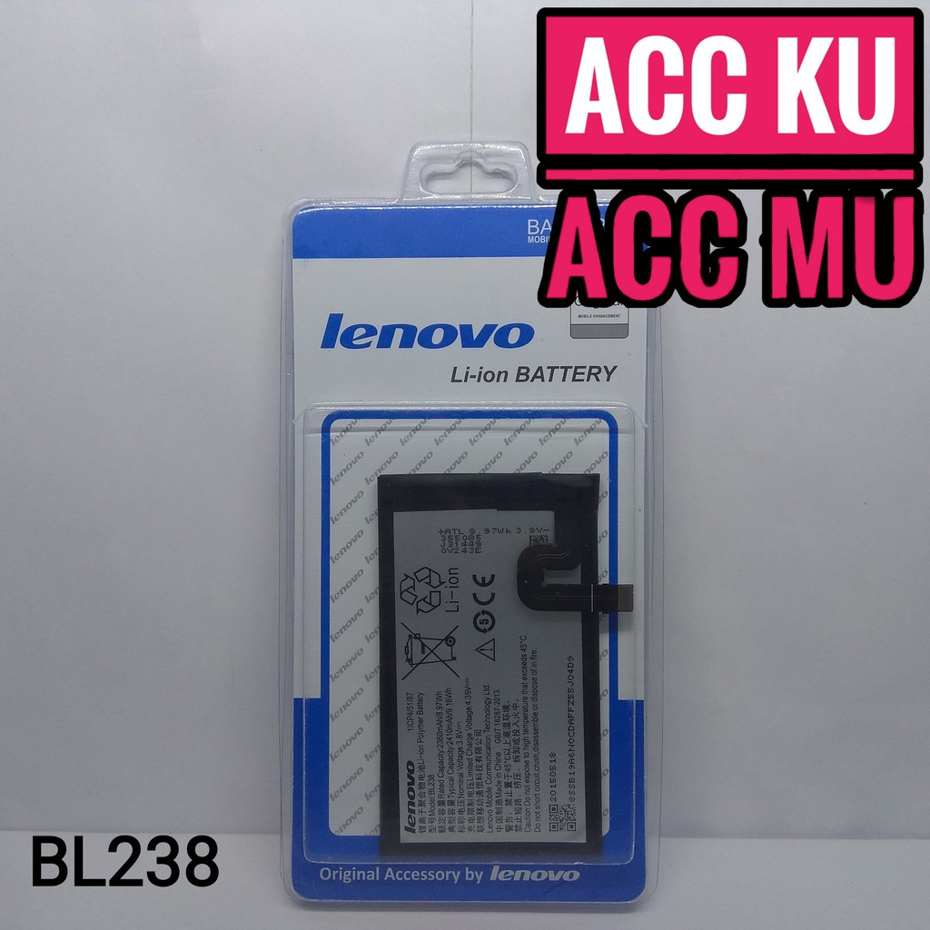 BATTERY LENOVO BL238 X2 PRO BATERAI LENOVO VIBE X2 PTS ORIGINAL