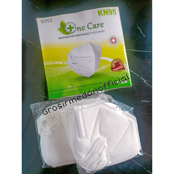 MASKER KN95 ONECARE - LEMBUT HALUS NYAMAN TIDAK BUAT SESAK