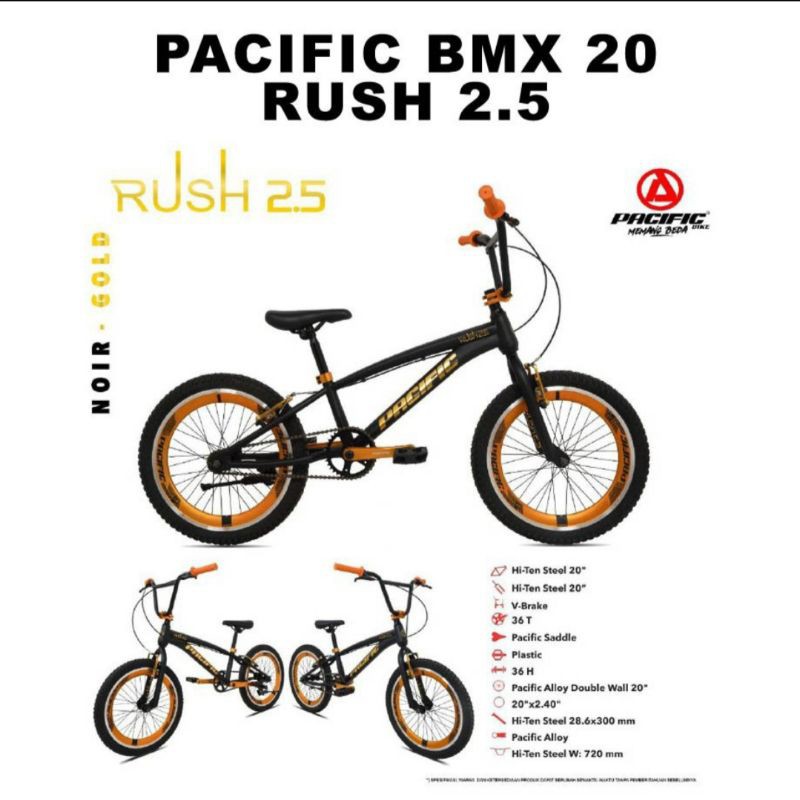 Sepeda BMX 20 inch Pacific Rush 2.5