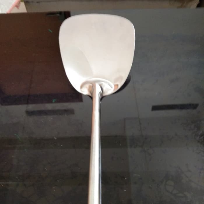 Sodet Murah / Spatula Stainless Gagang Langsung / Sutil Penggorengan