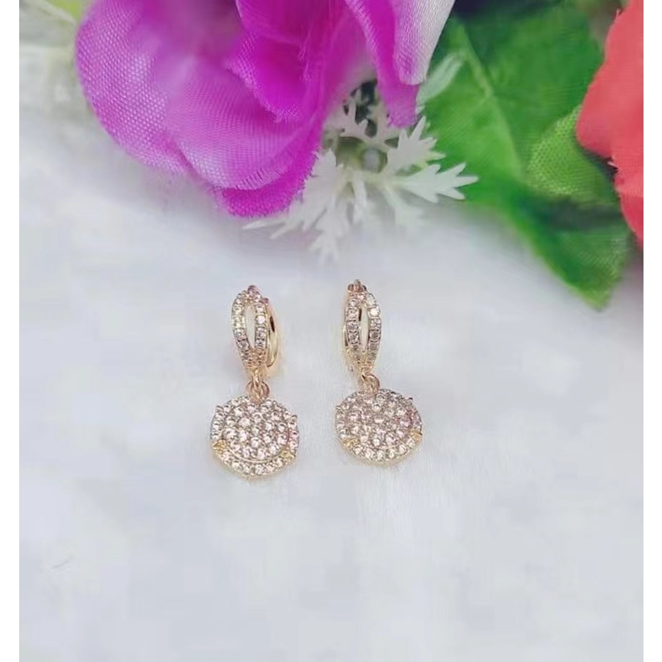 Anting Xuping Mata Full Lapis Emas Perhiasan Fashion K01