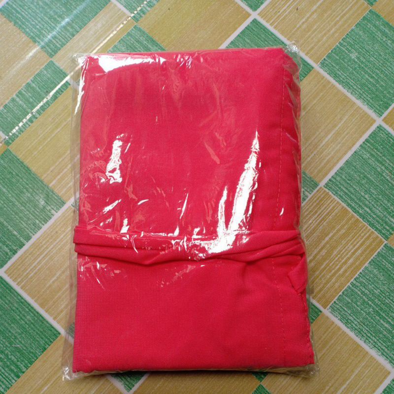 bergo maryam kerudung simpel tali nonpet jilbab wolfis-PEACH TUA