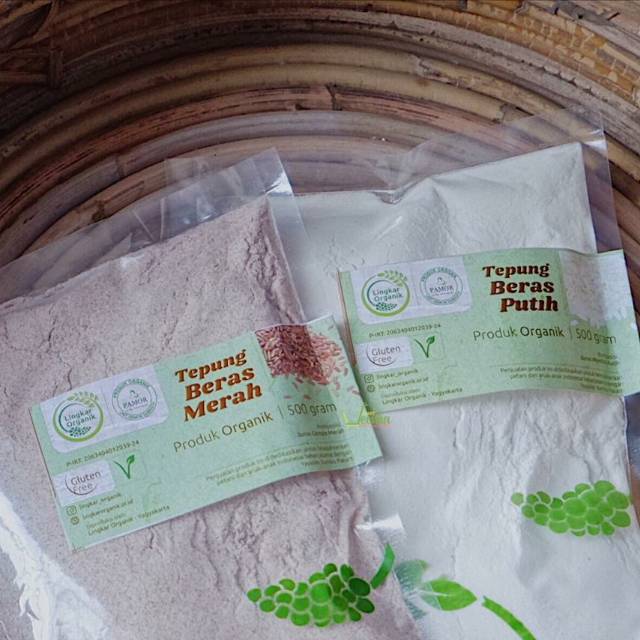 

TEPUNG ORGANIK 500GR | TEPUNG BERAS | TEPUNG PATI GARUT | DLL
