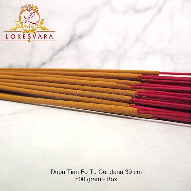 Dupa Hio Wangi Harum Dupa Tian Fo Tu Cendana 39 cm 500 gram + Box