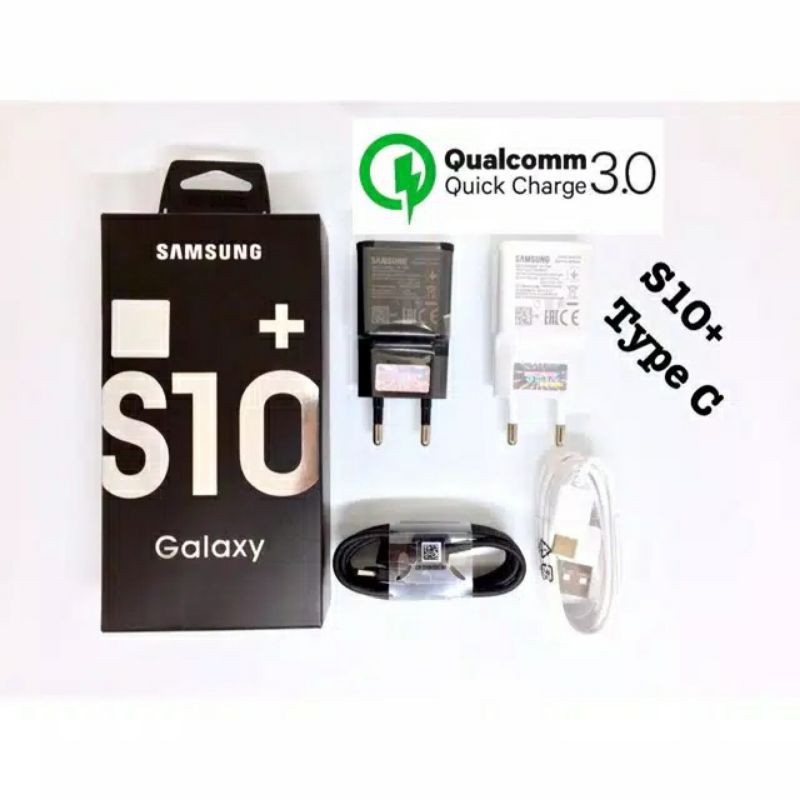 TC CHARGER SAMSUNG S10+ MICRO &amp; TIPE C FAST CHARGER