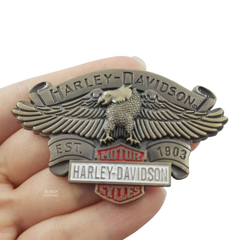 1 X Metal HARLEY DAVIDSON Motor Auto Bike Decorative Emblem Badge Sticker Decal Harley Eagle