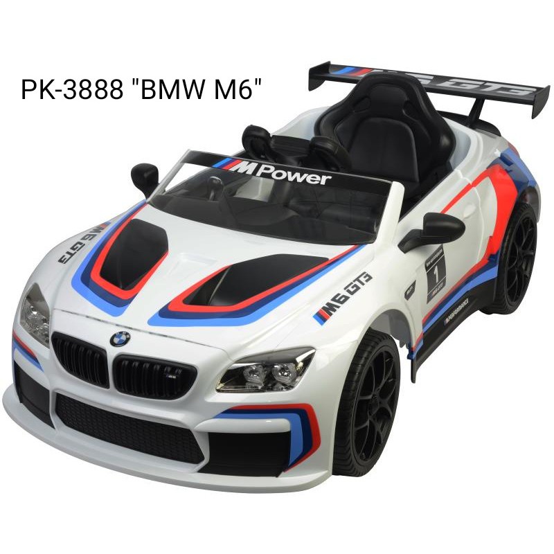BIG SALE    MAINAN ANAK MOBIL AKI PLIKO BMW M6 GT3 SPORT LISENSI