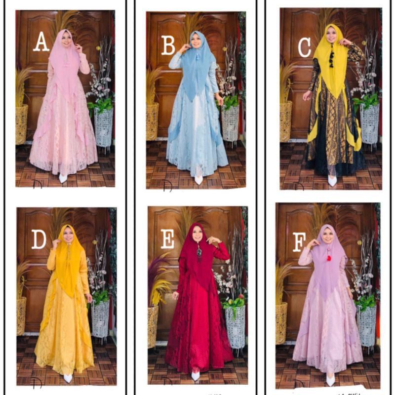 syari brokat premium by OHC/syari brukat jasmine salur mix maxmara/syari premium/ruma syari by ohc