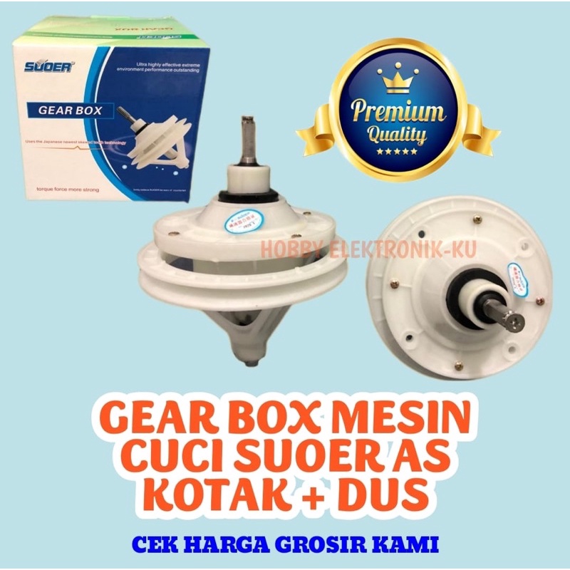 GEARBOX MESIN CUCI SUOER AS KOTAK + DUS