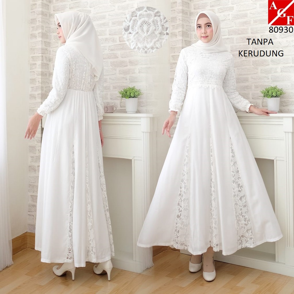 Unduh 970 Gambar Gamis Putih Zoya  HD