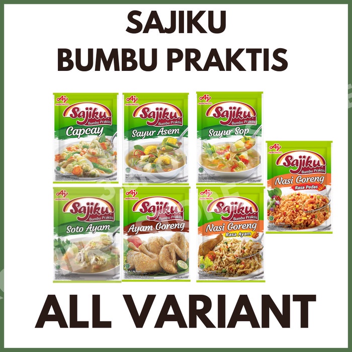 TERMURAH Sajiku Bumbu Praktis ALL VARIAN per sachet