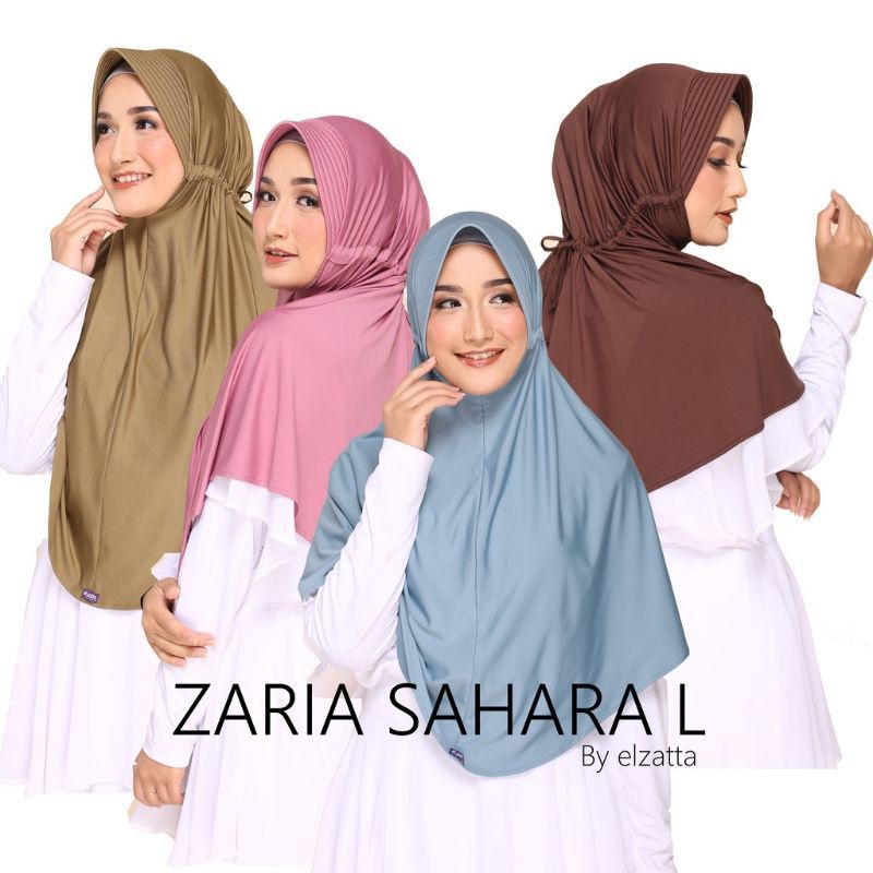 BERGO ELZATTA ZARIA SAHARA L BAHAN JERSEY SPANDEK KERUDUNG ELZATTA JILBAB ELZATTA HIJAB ELZATTA JILB