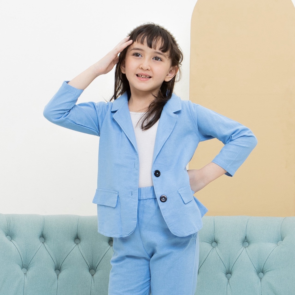 Milkan.id Setelan Anak Usia 2 - 6 Tahun - Bella Blazer Set Kids