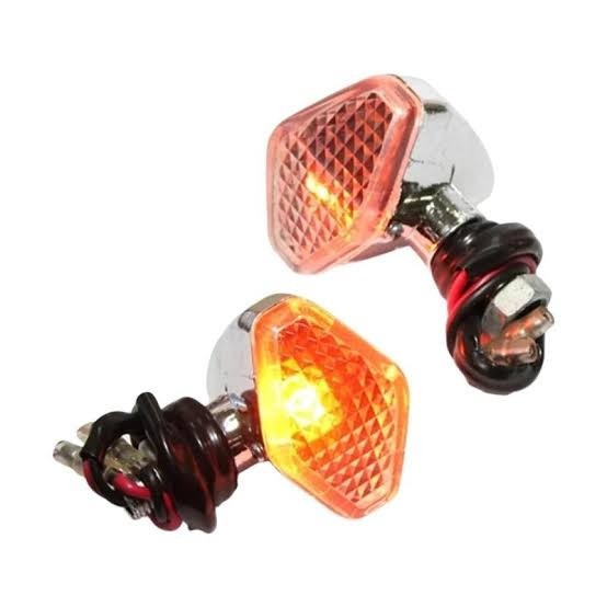 LAMPU SEN sein reting retting MINI kotak KACA ORENS ISI 2 variasi motor