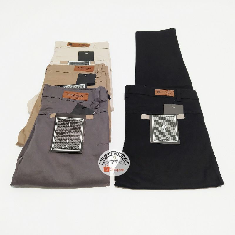 Chino Stretch Panjang Slim Fit Kerja Santai Cowok Gentleman Boy ZRM 29-38 NR_Outfit Official COD