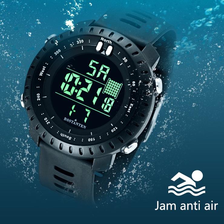 Produk Spesial BOSTANTEN Jam Tangan Pria 2082 Jam Tangan Digital Tahan Air