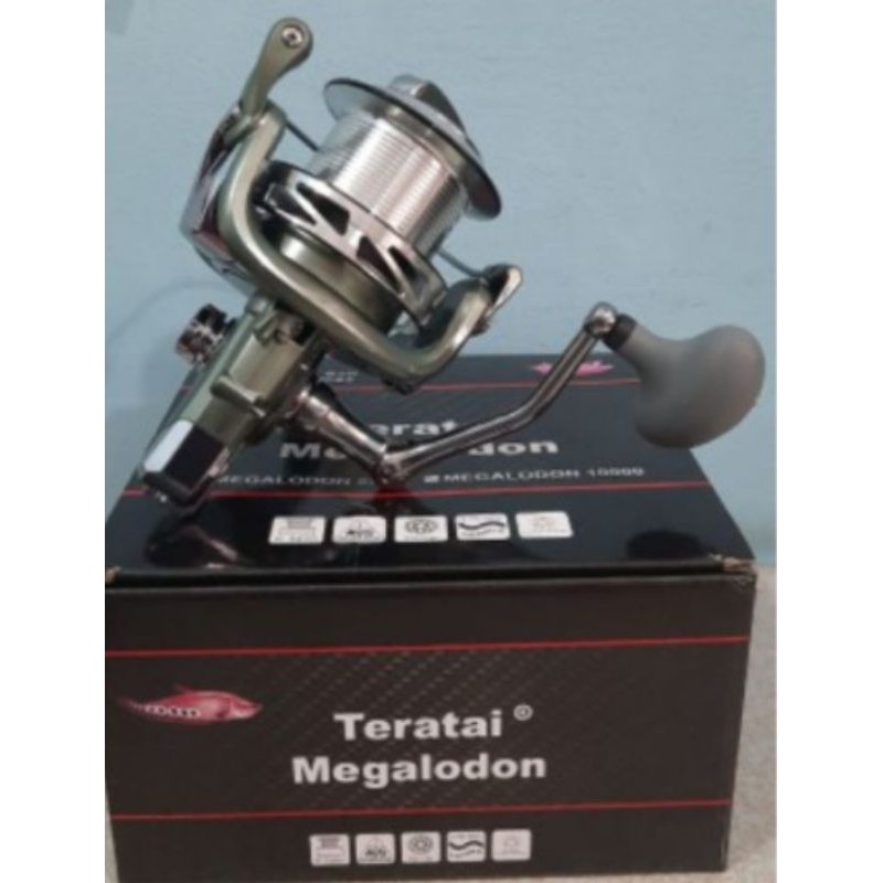 reel pancing laut teratai megalodon 8000-1000