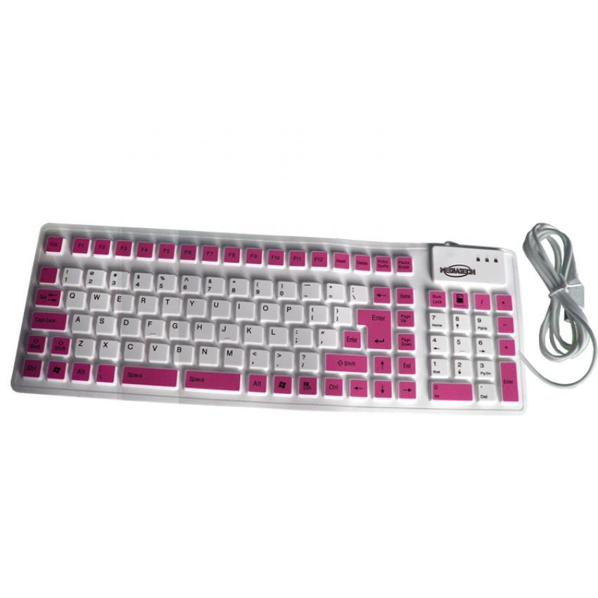 Mediatech Flexible Keyboard k-005 Pink ( 52005 )