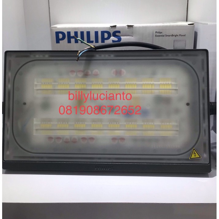 Lampu Sorot LED PHILIPS BVP174 Flood Light 100W BVP 174 100 watt - Putih