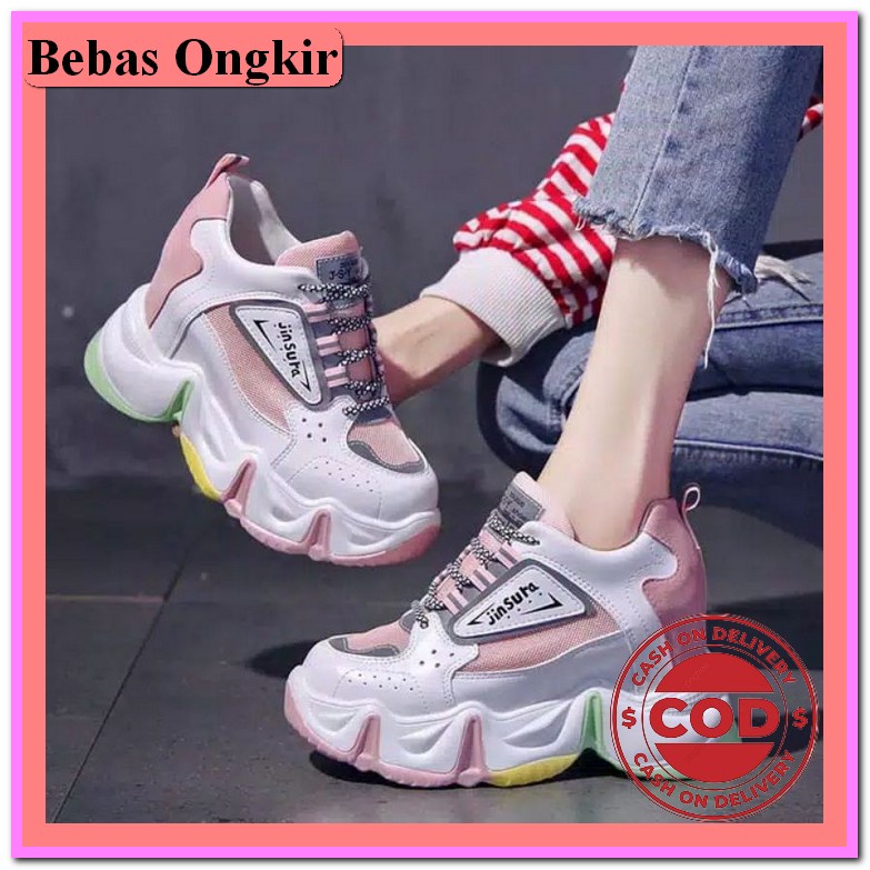 Sneakers Wanita Murah Sepatu Srs Wanita Kekinian Sneakers Tanpa Tali Kanvas Sapatu Harian Sneaker Ke