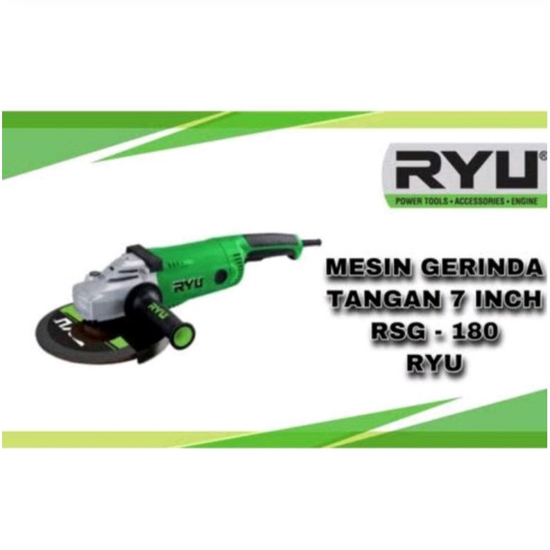 MESIN GRENDA TANGAN 7" RSG 180 RYU/DISC GRENDA RYU 7" RSG 180