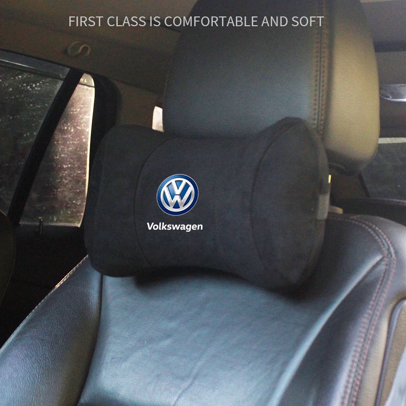 G-club Bantal Leher Bahan Kulit Rusa Untuk Kursi Mobil Volkswagen