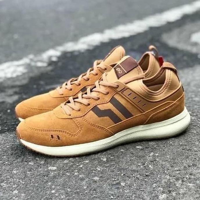 SEPATU PIERO SNEAKERS - JOGGER RS PREMIUM EVO (BROWN/DRK BROWN) ON-SALE