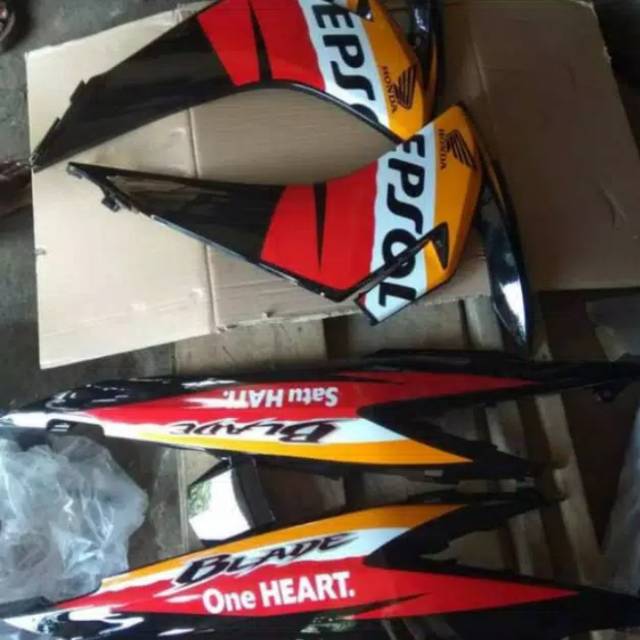 Cover body belakang dan sayap blade new