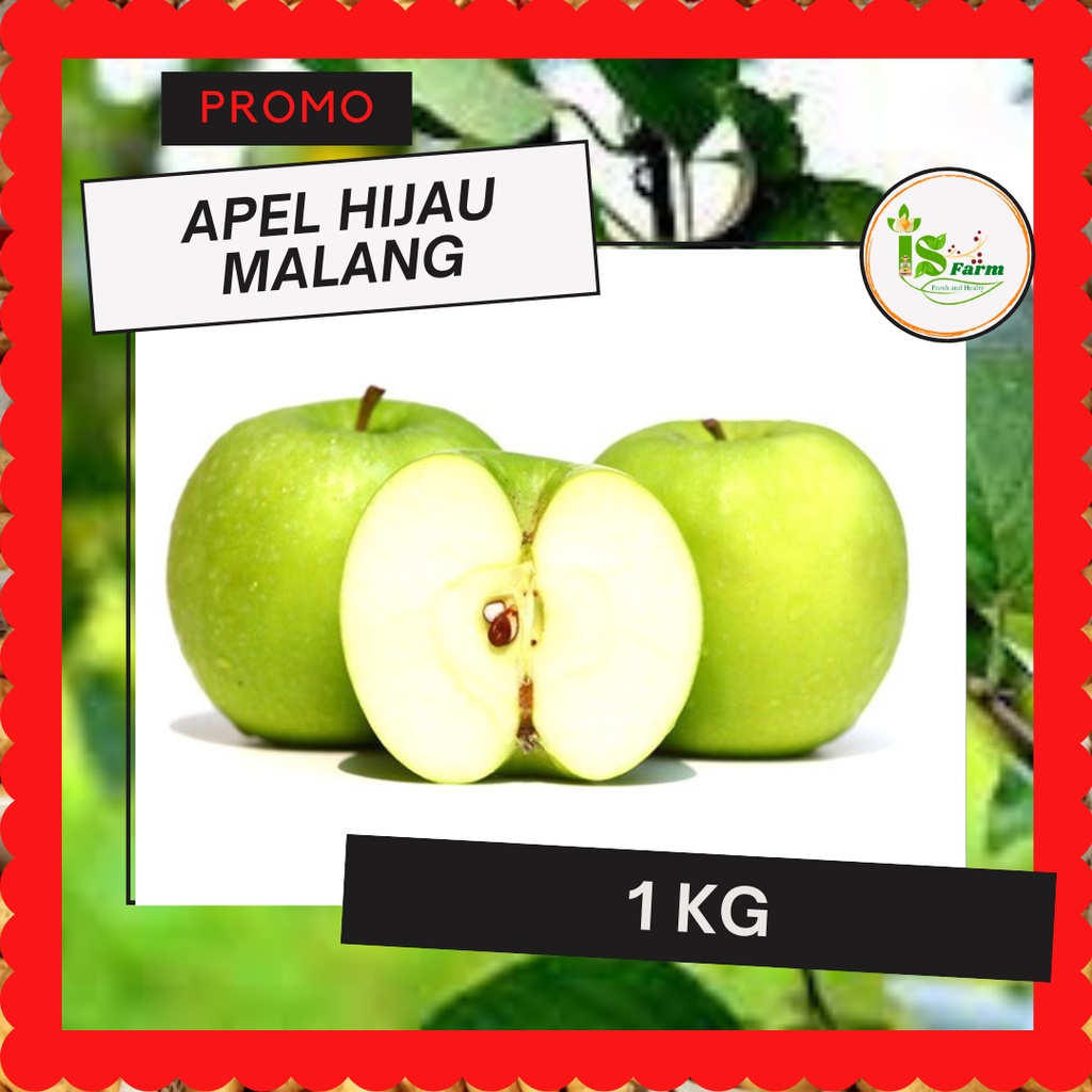 Buah Apel Hijau Malang 1kg