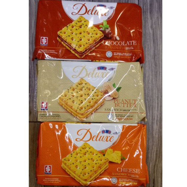 

Kerk DELUXE Biskuit Cream Sandwich VEGETABLES/ COKLAT / KEJU / PEANUT BUTTER 184gr