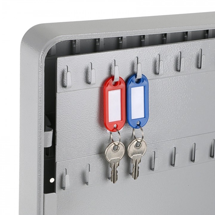 Wall Mount Safe Security Cabinet Box 105 Keys - Kotak Tempat Penyimpanan Kunci-Kunci
