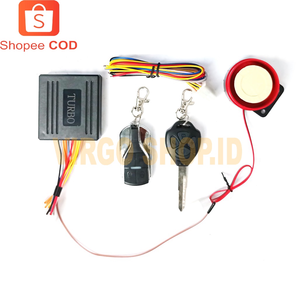 Alarm Motor Remote Versi Standar Alarm / Alarm Motor Antimaling / Anti Rampas / Sensor Getar / Alar V12 / Alarm CR7 / Alarm A1 Pro / Alarm  X-Case / Alarm BHT / Alarm TFMOTO / Alarm Turbo