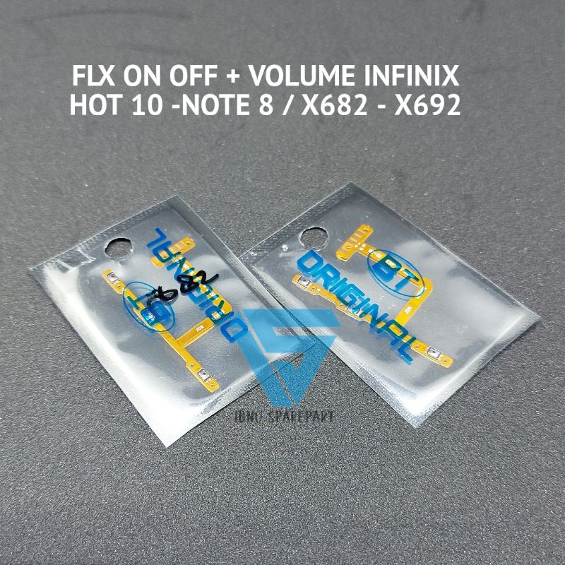 FLEXIBEL FLEKSIBEL ON OFF + VOLUME INFINIX HOT 10 / NOTE 8 X682 X692