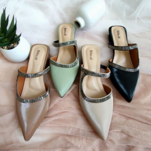 kiara flat shoes | sendal teplek wanita | brand blibu.id b09