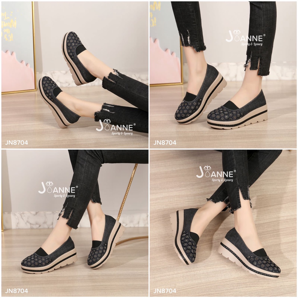 JOANNE Sepatu Wanita Wedges Shoes #JN8704 ORIGINAL