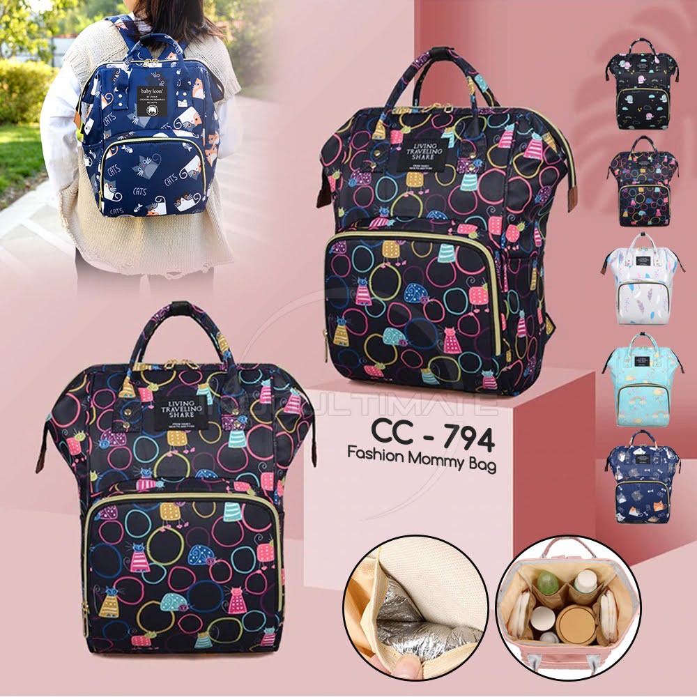 Tas Bayi Ransel Besar murah Tas Popok Bayi Tas Botol Susu Tas Perlengkapan Bayi NEWBORN CC-799 Tas Travelling Tas Ibu Tas Anak Bayi import waterproof