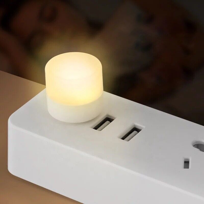 4pcs Lampu Atmosfir LED USB Mini Portable Warna warm Untuk Rumah