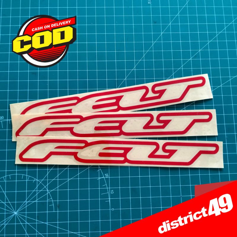 

Cutting sticker - Stiker cutting Felt - Stiker Felt - Stiker MTB