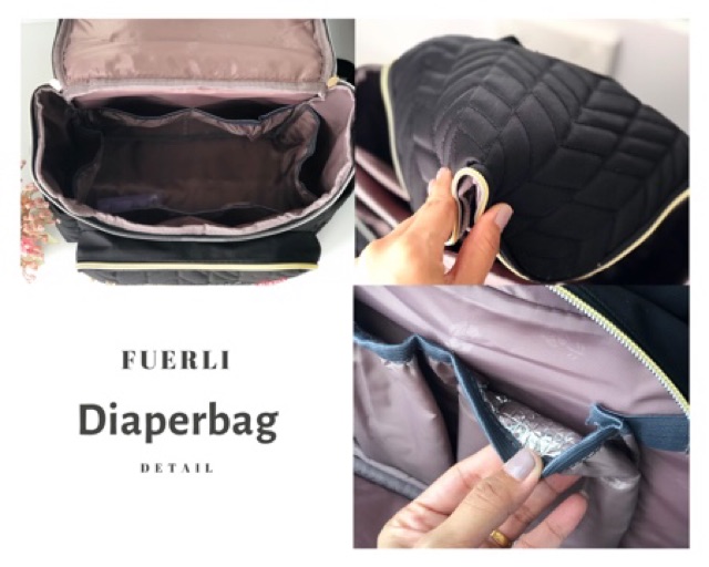 03.03 CRAZY SALE !! TAS DIAPER ORIGINAL FUERLI Diaperbag (set changing pad)