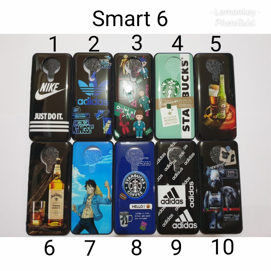 Soft case Fuze Infinix Smart 6 Motif Cowok Infinix Smart6 Black Mate