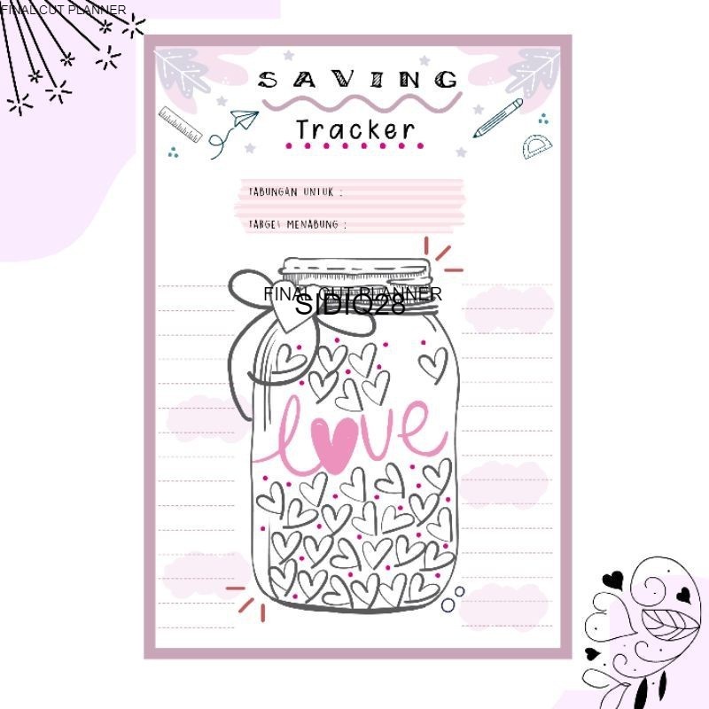 

BUDGET PLANNER / ISI BINDER / SAVING JAR BUDGET PLANNER I Loose Leaf
