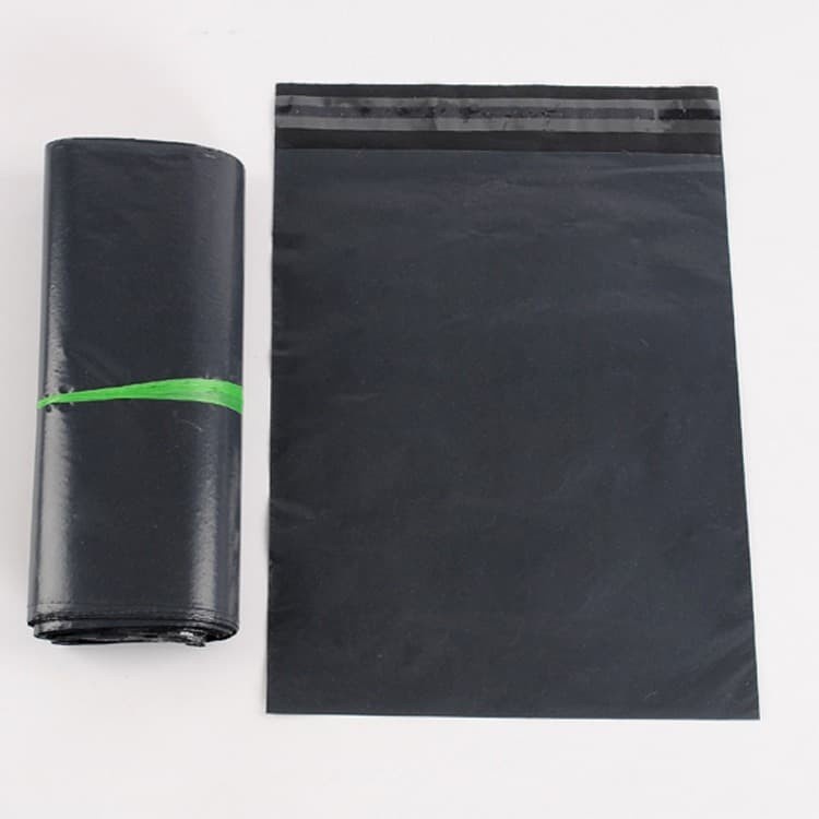 Plastik Polymailer 20x30cm Semi Glossy Black Hitam Amplop Kemasan Packing Packaging Package Paket 20x30 cm